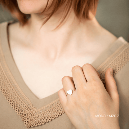 Always in My Heart Breastmilk Ring - Mamma's Liquid Love