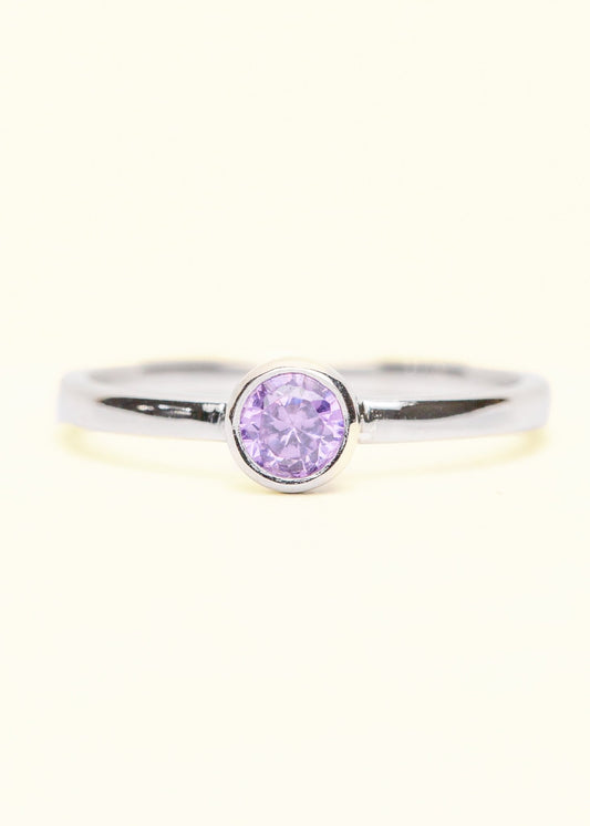 Birthstone Stacker Ring OS - Mamma's Liquid Love