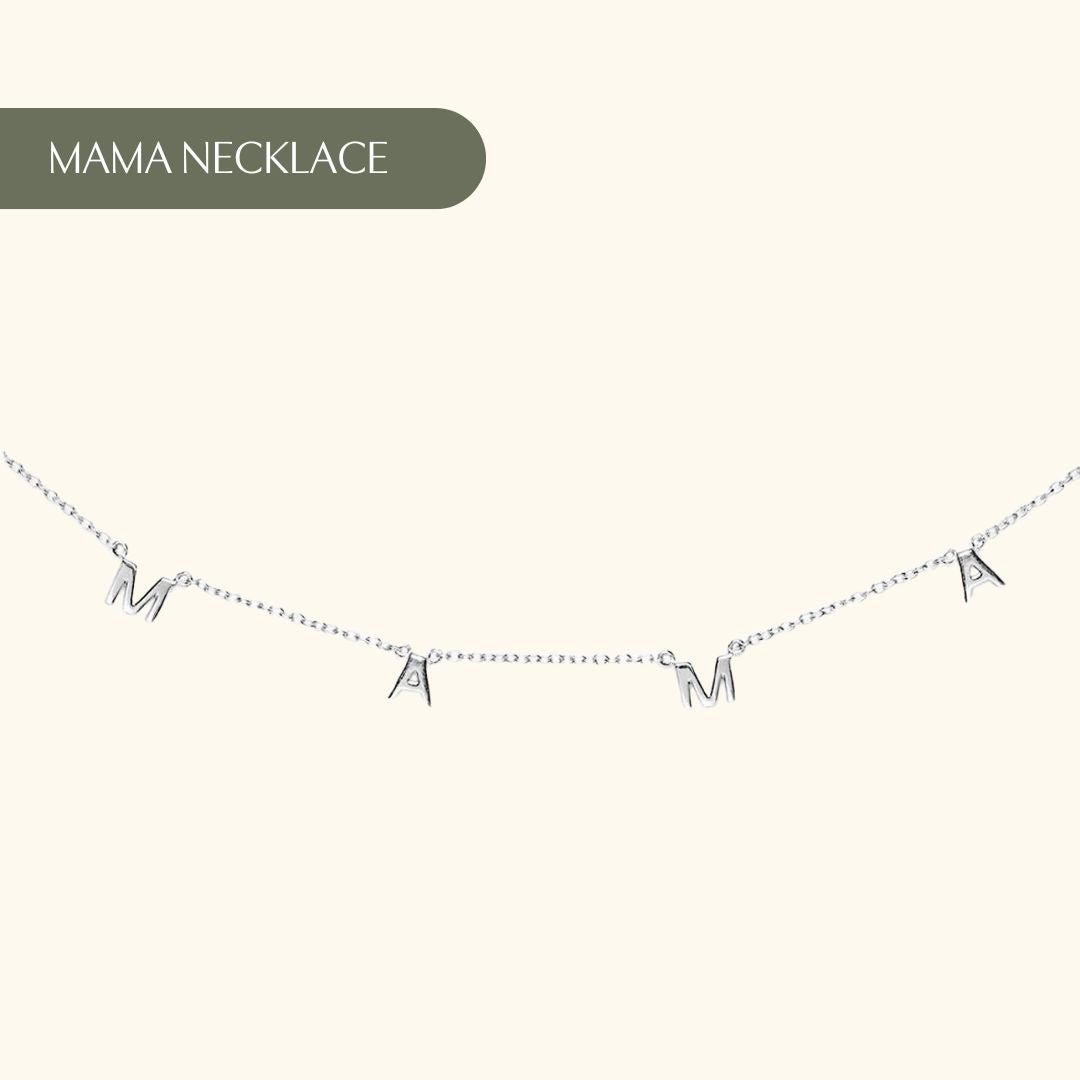Cable Chain Mama bracelet and necklace SET $45 - Mamma's Liquid Love