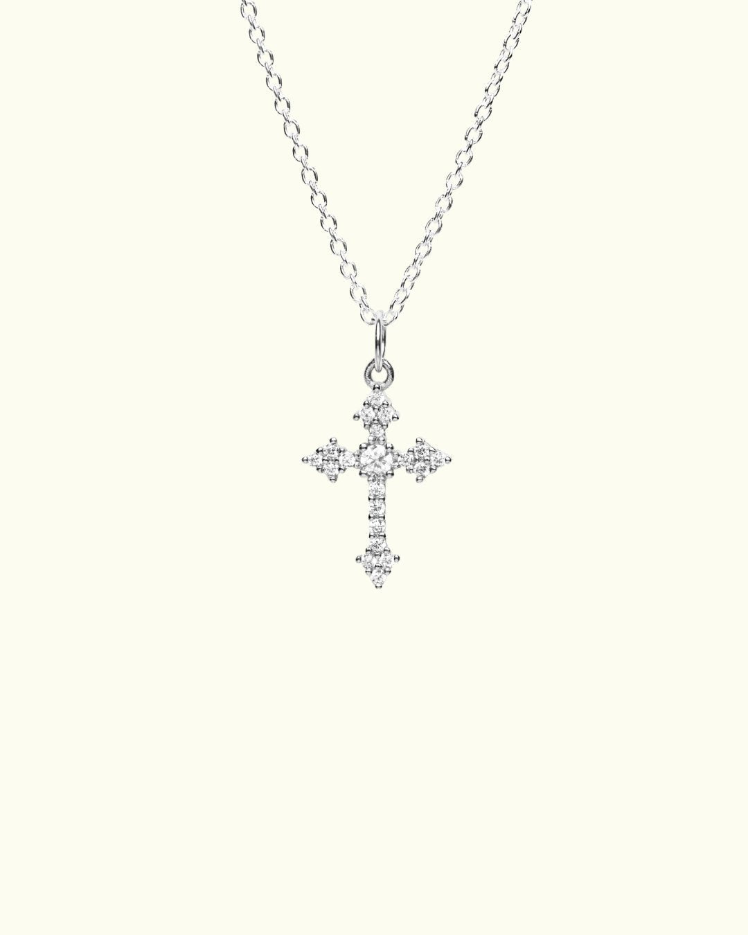 CZ Cross Pendant - Mamma's Liquid Love