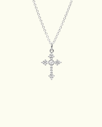 CZ Cross Pendant - Mamma's Liquid Love