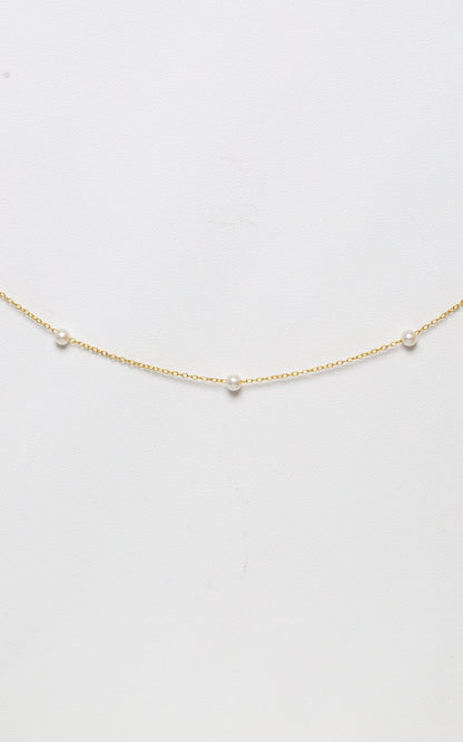 Dainty Pearl Chain Necklace - Mamma's Liquid Love