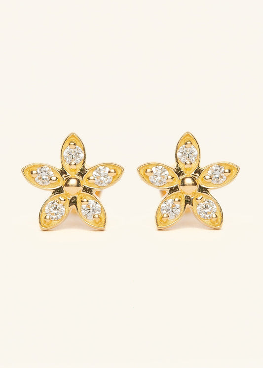 Diamond Petal Studs - Mamma's Liquid Love