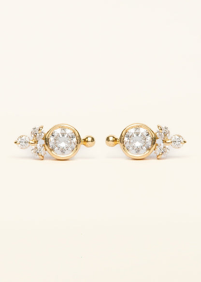 Diamond Solstice Studs - Mamma's Liquid Love