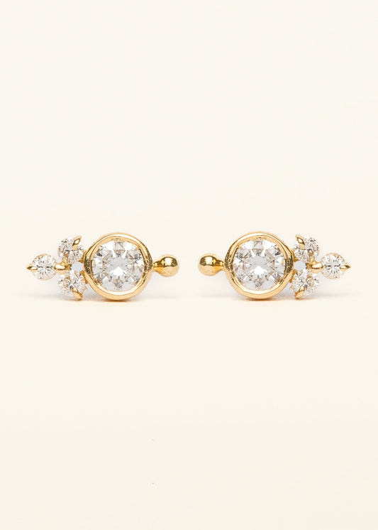 Diamond Solstice Studs - Mamma's Liquid Love