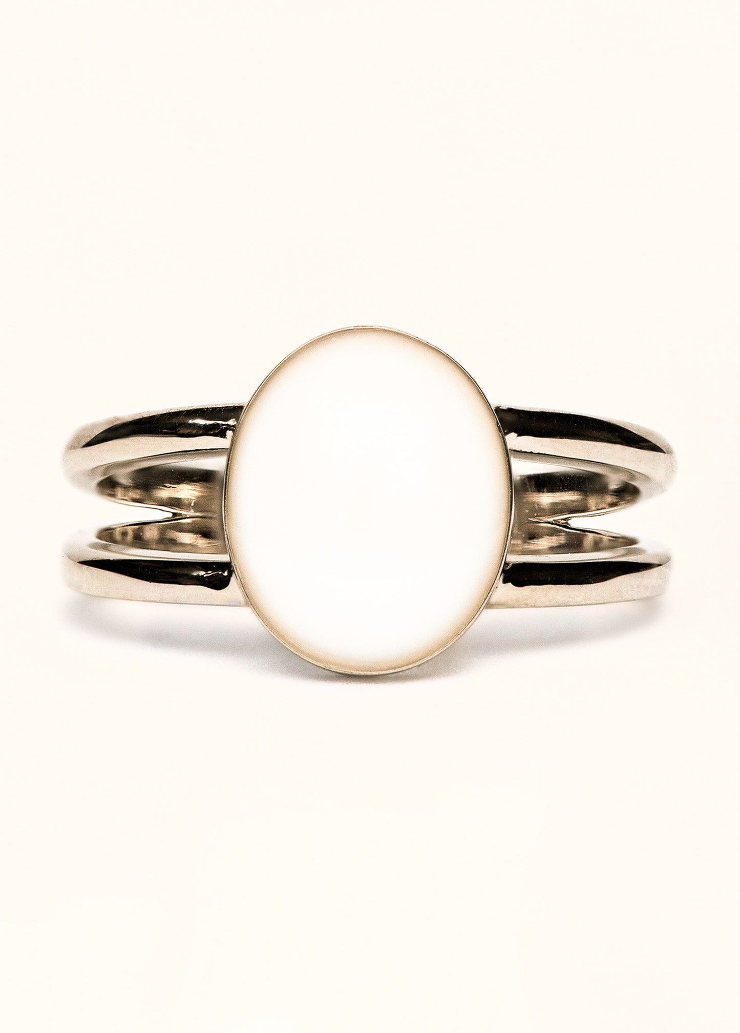 Double Stranded Oval Ring - Mamma's Liquid Love