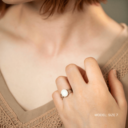 Double Stranded Oval Ring - Mamma's Liquid Love