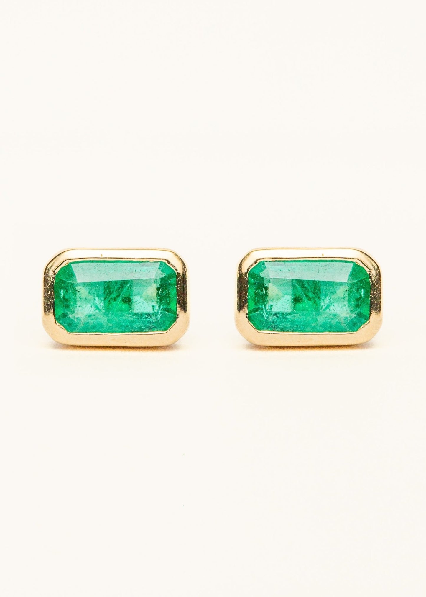 Emerald Bar Studs - Mamma's Liquid Love