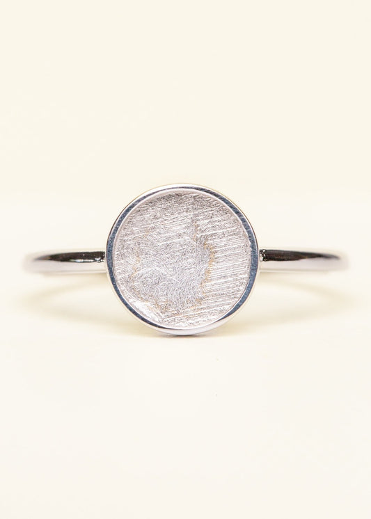 Full Moon Ring WHITE GOLD OS - Mamma's Liquid Love