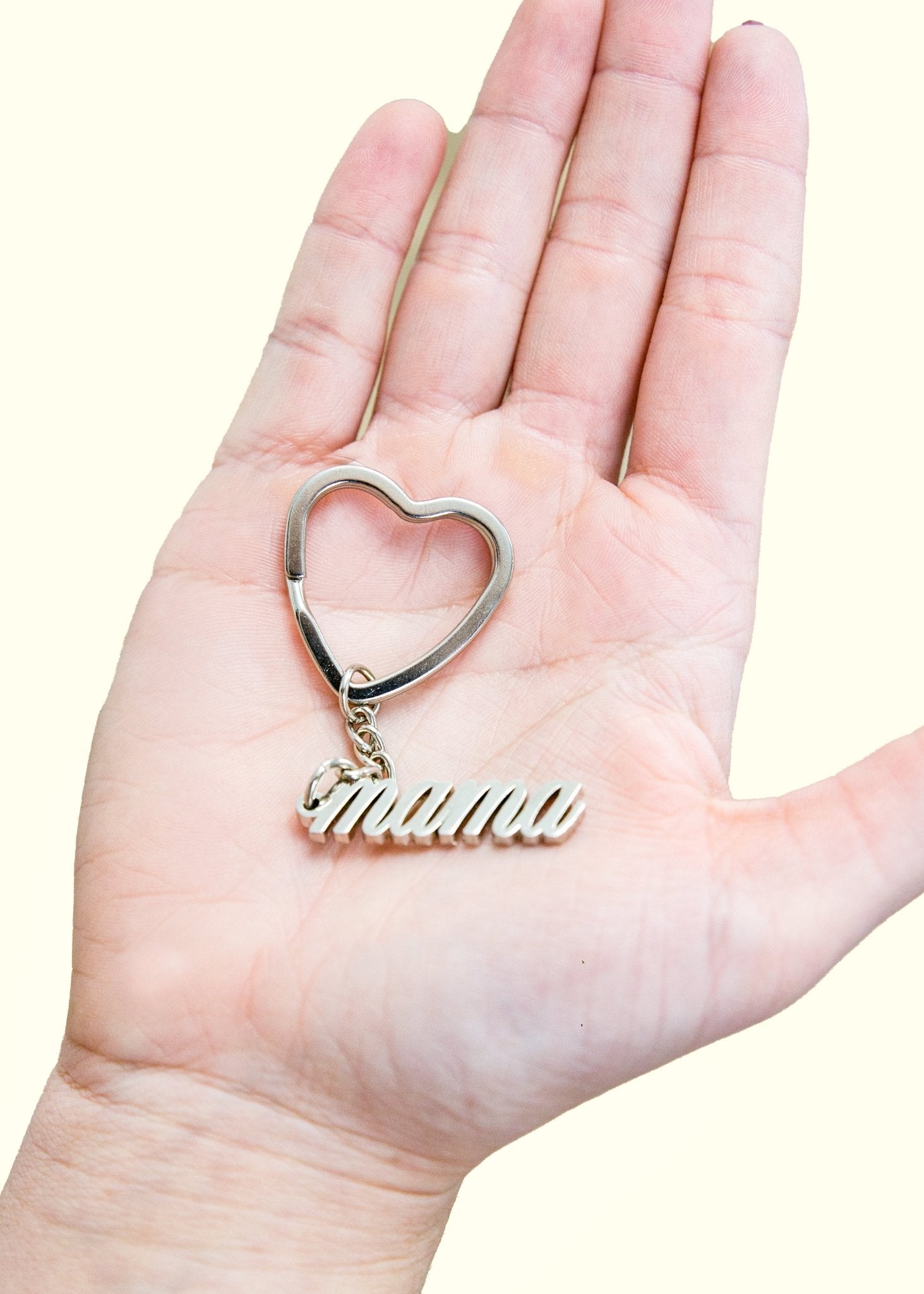 Heart Mama Keychain - Mamma's Liquid Love