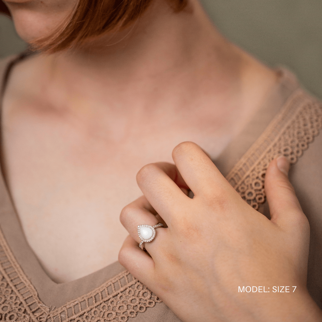 Infinite Love Drop Breastmilk Ring - Mamma's Liquid Love