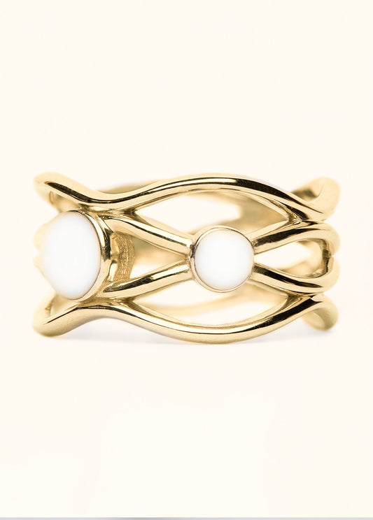 Intertwined Breastmilk Ring - Mamma's Liquid Love