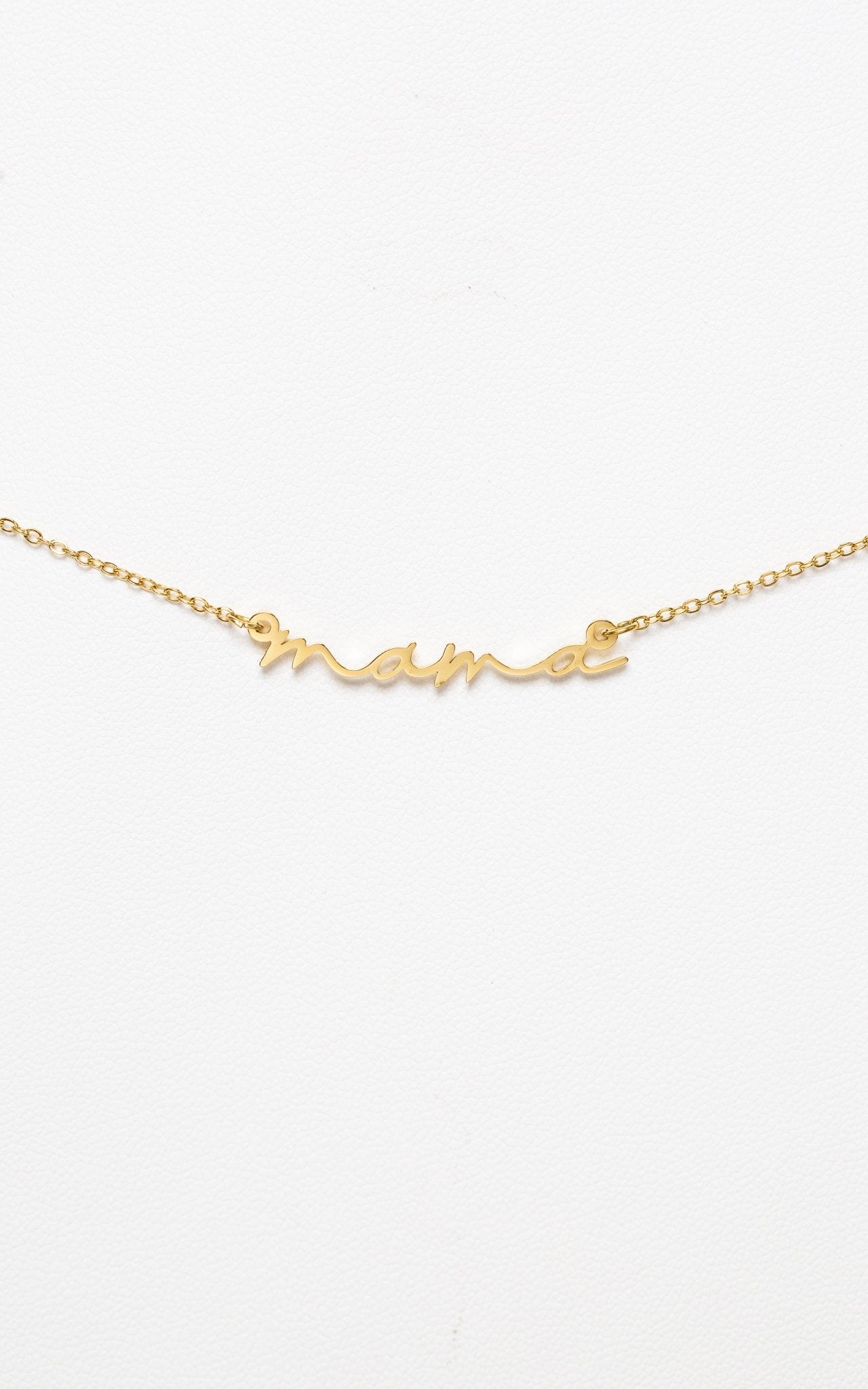 Mama Script Necklace - Mamma's Liquid Love