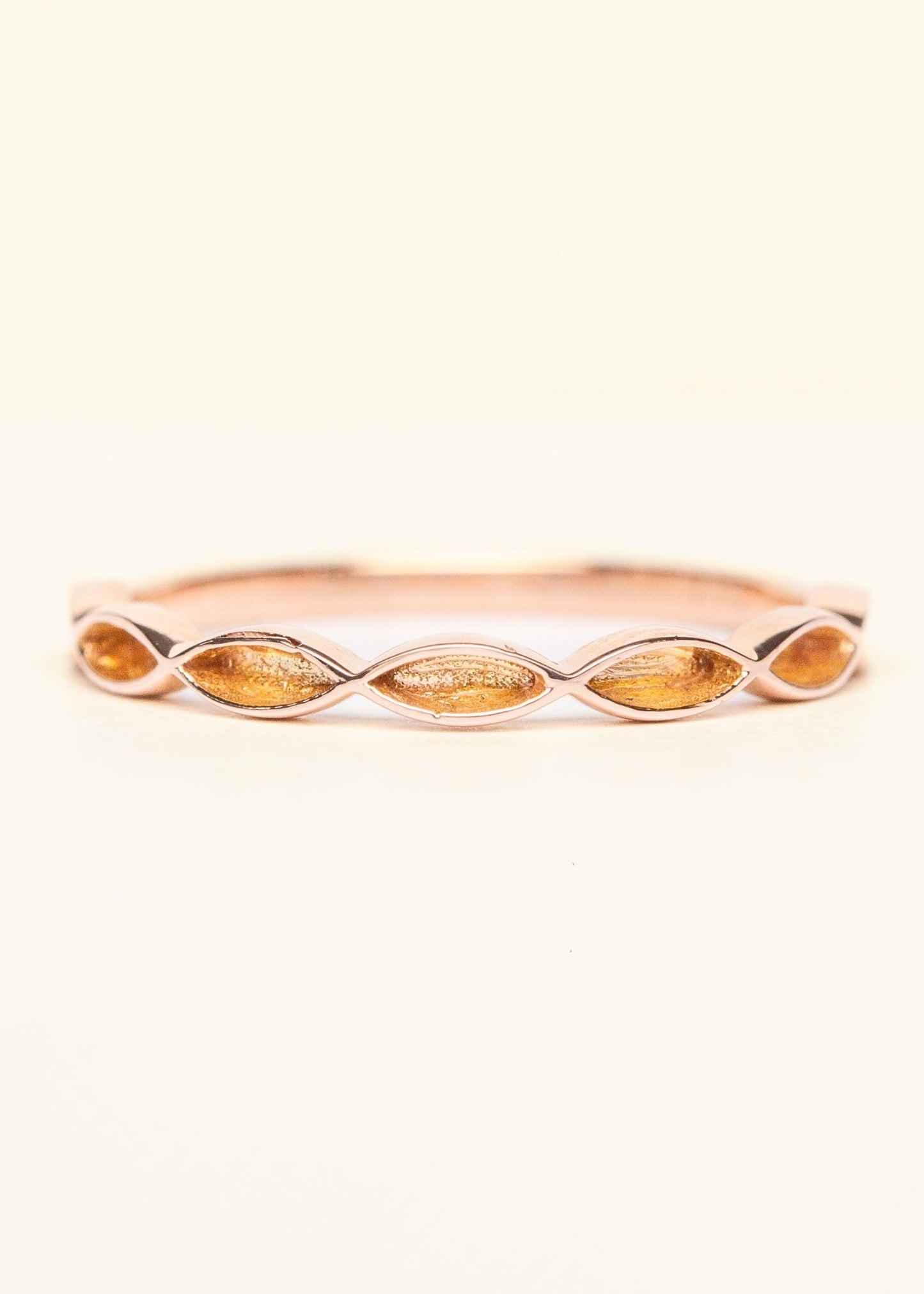 Mermaid Stacker Ring OS - 14k Rose Gold - Mamma's Liquid Love