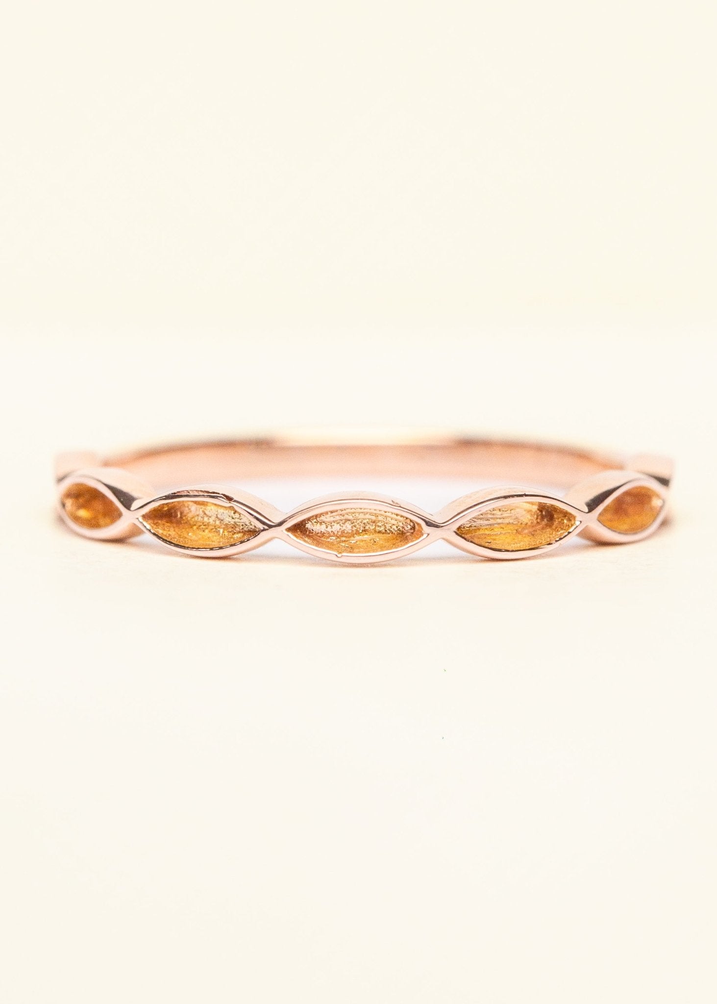 Mermaid Stacker Ring OS - 14k Rose Gold - Mamma's Liquid Love