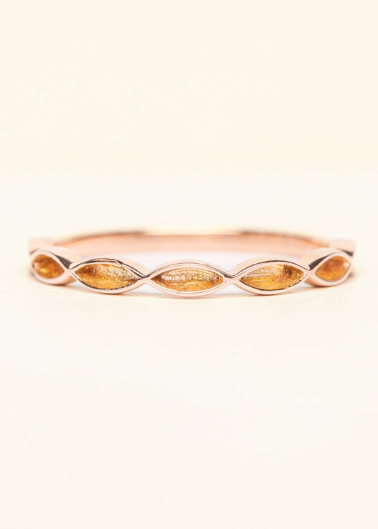 Mermaid Stacker Ring OS - 14k Rose Gold - Mamma's Liquid Love