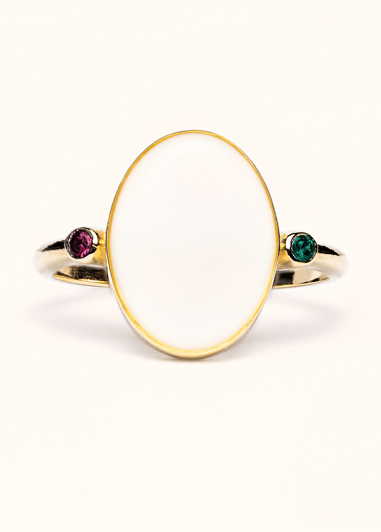 Oval Timeless with Birthstones - Mamma's Liquid Love