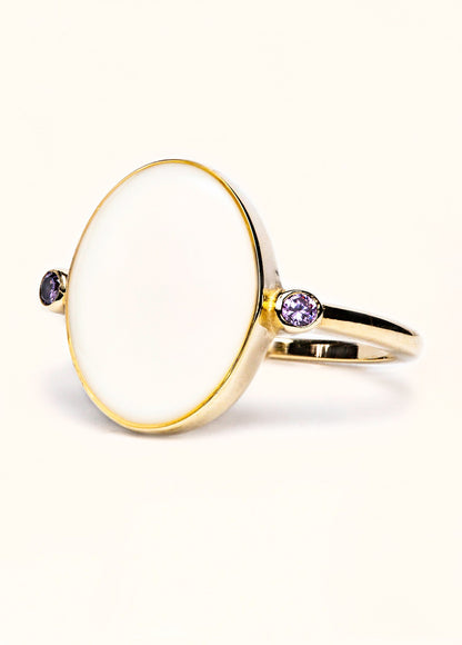 Oval Timeless with Birthstones - Mamma's Liquid Love