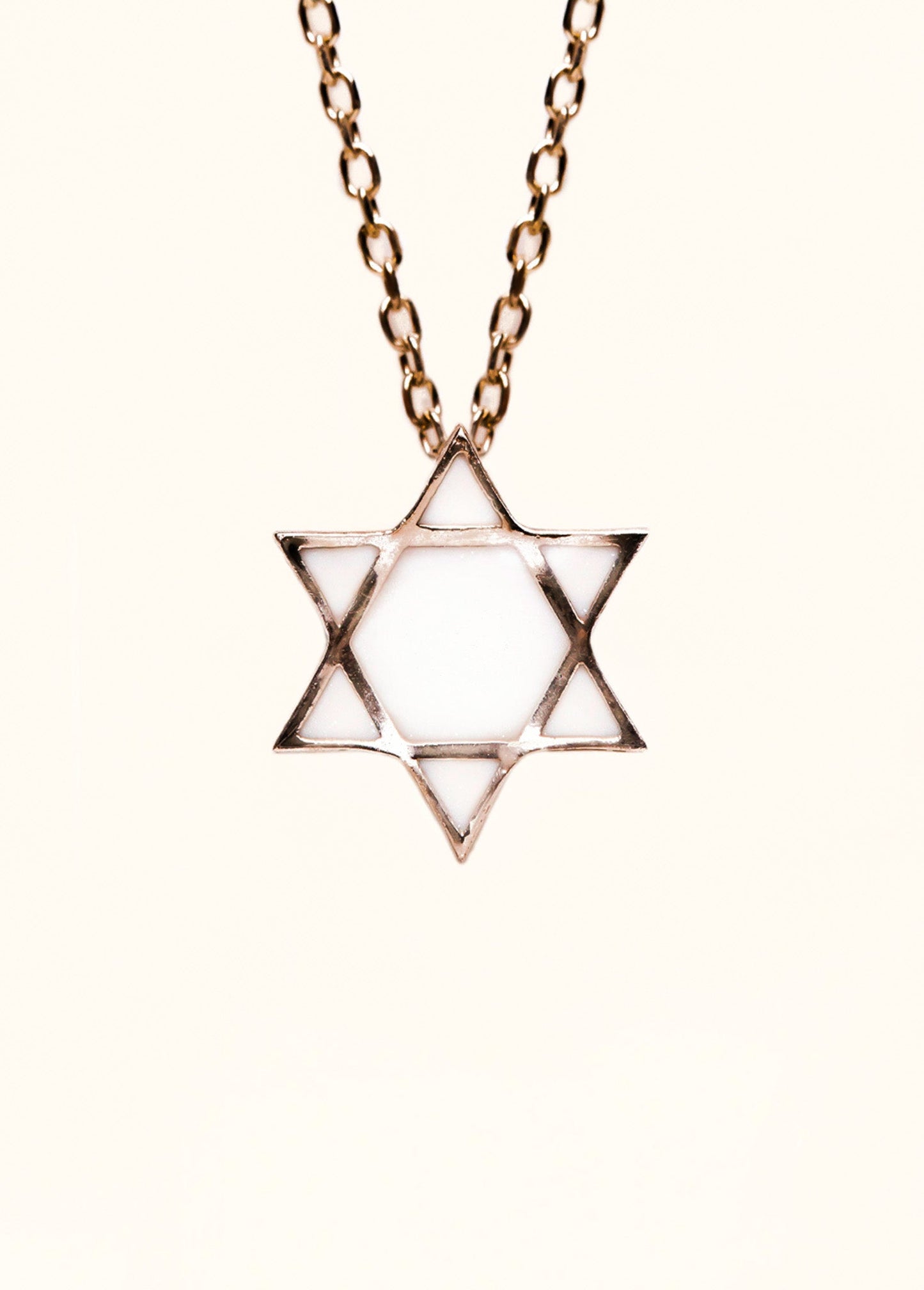 Petite Star of David Breastmilk Necklace - Mamma's Liquid Love