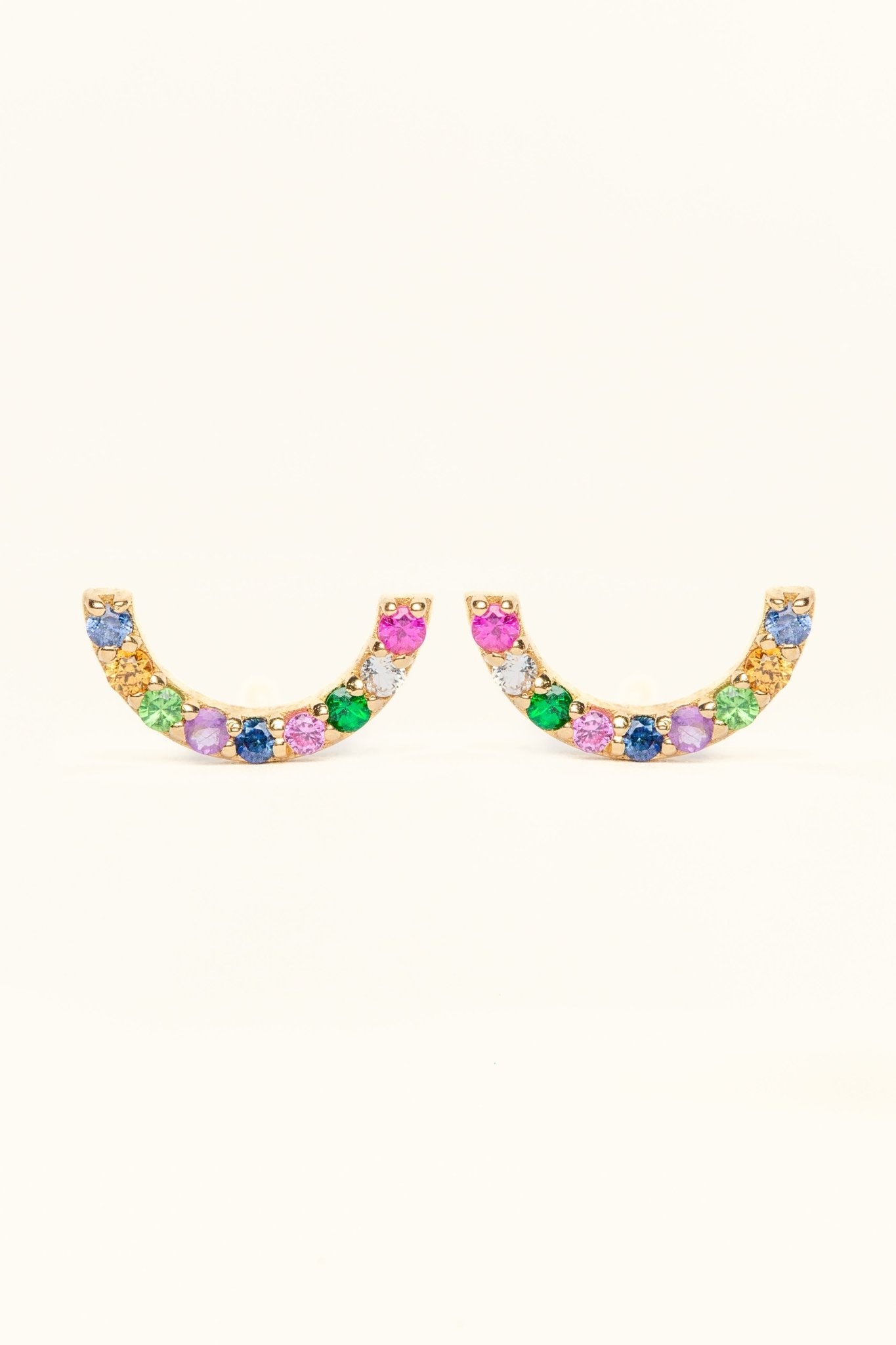 Rainbow Arc Studs - Mamma's Liquid Love