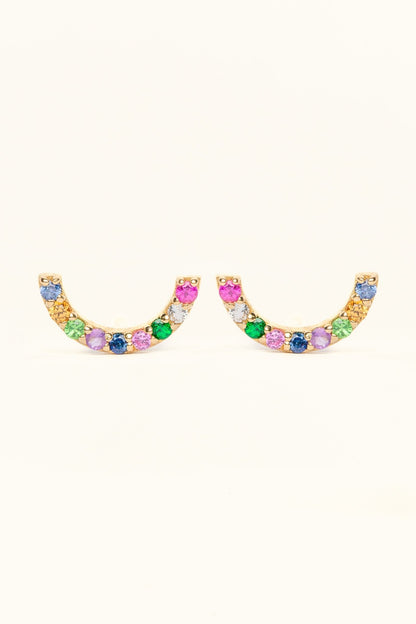 Rainbow Arc Studs - Mamma's Liquid Love