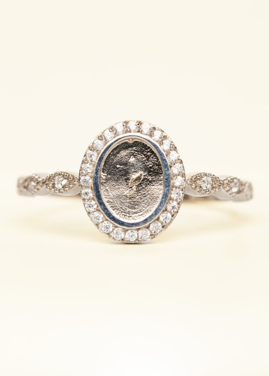 Serenity Ring with Ornate Band OS - Mamma's Liquid Love