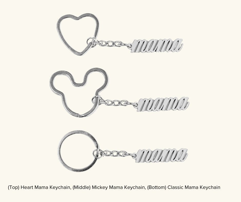 Set of 3 Mama Keychains - Mamma's Liquid Love