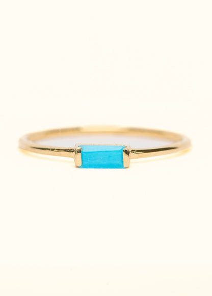 Turquoise Bar Ring - Mamma's Liquid Love